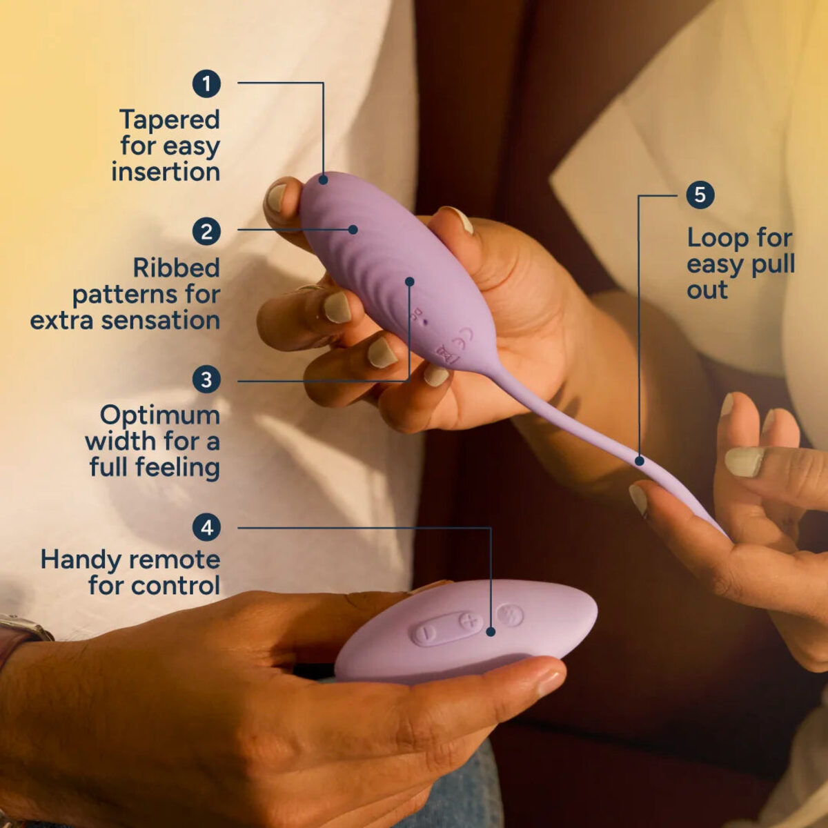 Dive remote held in hand